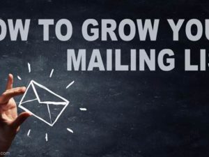 how to grow your email list