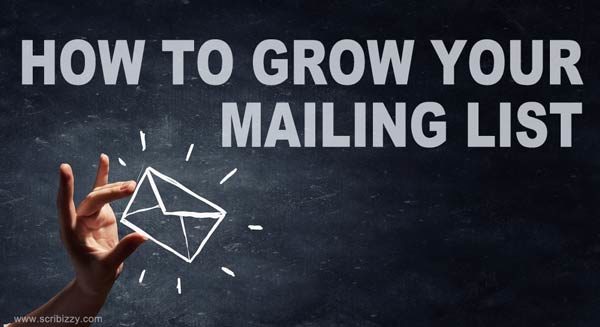 how to grow your email list